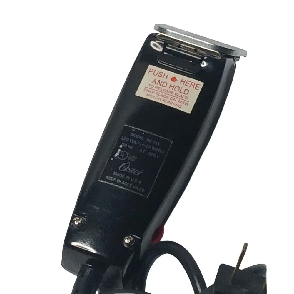Oster Animal Clippers Black Model 96-01E Detachable Blade Corded - Picture 4 of 4